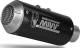 Exhaust Tip With Noise Certification Mk3 Carbon - Mivv Compatible With Honda Cb 1000 R (2018-2024)