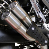 Complete Exhaust System Without Catalytic Converter And Without Sound Certification F205 Stainless Steel - Gpr Compatible With Fb Mondial Hps 300 (2018-2019)