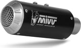 Complete Exhaust System Without Catalytic Converter And Without Sound Certification Mk3 Steel Black - Mivv Compatible With Ktm 125 Duke (2021-2023)