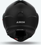 Flip-Up Motorcycle Helmet Airoh Mathisse Ii - Mth211 Thermoplastic Hrt Matte Black Color Size Xs