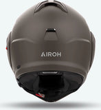 Flip-Up Motorcycle Helmet Airoh Mathisse Ii - Mth291 Thermoplastic Hrt Matte Bronze Color Size Xl