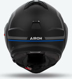 Flip-Up Motorcycle Helmet Airoh Mathisse Ii - Mth2G18 Thermoplastic Hrt Matte Blue Genius Size M