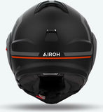 Flip-Up Motorcycle Helmet Airoh Mathisse Ii - Mth2G32 Thermoplastic Hrt Matte Orange Genius Size Xs