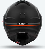 Flip-Up Motorcycle Helmet Airoh Mathisse Ii - Mth2G32 Thermoplastic Hrt Matte Orange Genius Size Xxl