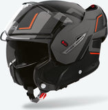 Flip-Up Motorcycle Helmet Airoh Mathisse Ii - Mth2G32 Thermoplastic Hrt Matte Orange Genius Size Xxl