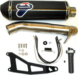 Complete Exhaust System Without Catalytic Converter And Without Sound Certification Relevance Carbon Carbon Cap - Termignoni Compatible With Mv Agusta F3 675 (2012-2020)