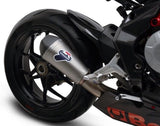 Complete Non-Catalytic Exhaust System With Sound Certification Relevance Full Titanium Carbon Cap - Termignoni Compatible With Mv Agusta F3 800 (2012-2020)