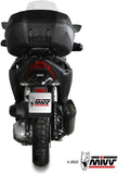 Catalytic Exhaust Tip With Sound Certification Mover Steel Black - Mivv Compatible With Honda Adv 350 (2022-2024)