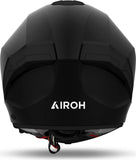 Full-Face Motorcycle Helmet Airoh Matryx - Mx11 Composite Carbon Matte Black Color Size Xl