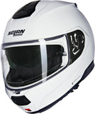 Flip-Up Travelling Motorcycle Helmet Nolan N100-6 White Classico 305 Size M