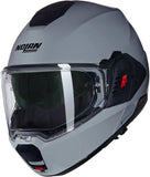 Flip-Up Travelling Motorcycle Helmet Nolan N120-1 Grey Classico 303 Size Xxs