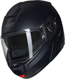 Flip-Up Travelling Motorcycle Helmet Nolan N90-3 Black Mat Classico 302 Size S