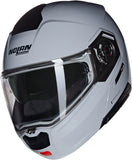 Flip-Up Travelling Motorcycle Helmet Nolan N90-3 Grey Classico 303 Size S
