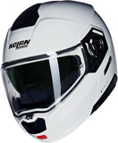 Flip-Up Travelling Motorcycle Helmet Nolan N90-3 White Classico 305 Size Xxl