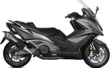 Uncatalysed Exhaust System Without Sound Certification Sr-1 Titanium Black - Mivv Compatible With Kymco Ak 550 (2021-2024)