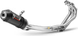 Complete Non-Catalytic Exhaust System With Sound Certification Oval Carbon Carbon - Mivv Compatible With Yamaha Tracer 900 (2013-2020)