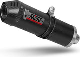 Exhaust Tip With Noise Certification Oval Carbon Carbon - Mivv Compatible With Suzuki Gladius (2009-2015)