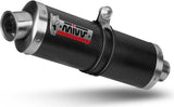 Exhaust Tip With Noise Certification Oval Carbon - Mivv Compatible With Yamaha Yzf 600 R6 (1999-2002)