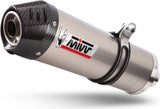 Non-Catalytic Exhaust Tip With Sound Certification Oval Titanium Carbon - Mivv Compatible With Bmw K 1200 R (2005-2008)