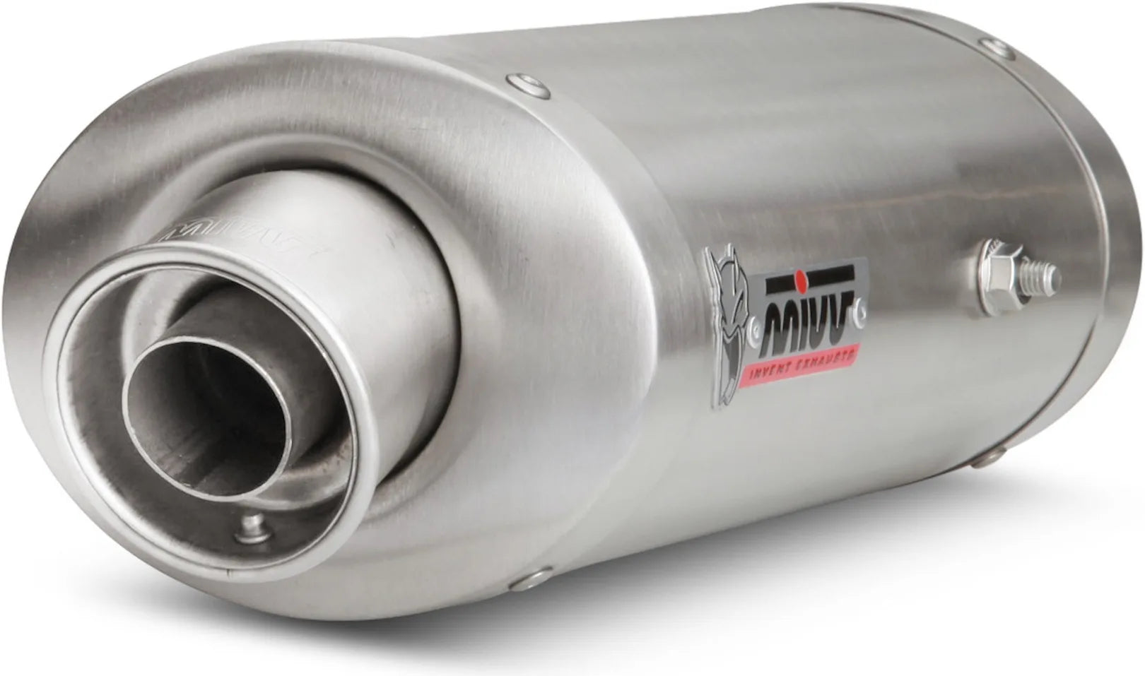 Exhaust Tip With Noise Certification Oval Stainless Steel - Mivv Compatible With Kawasaki Zx 6Rr 636 (2005-2006)