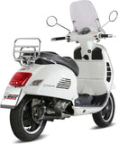 Complete Catalytic Exhaust System With Sound Certification Delta Race Steel Black Carbon - Mivv Compatible With Piaggio Vespa Gts 300 (2008-2020)
