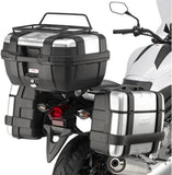 Monokey Trekker Black Side Cases - 66 Lt Trekker Aluminium - Givi Compatible With Honda Nc 750 S - Dct (2014-2015)