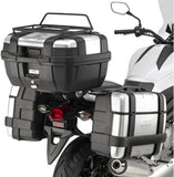 Trekker Lite Black Top Case + Side Cases - 122 Lt Trekker Lite Technopolymer - Givi Compatible With Honda Nc 750 S - Dct (2014-2015)