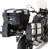 Monokey Trekker Side Cases - 66 Lt Trekker Aluminium - Givi Compatible With Honda Cb 500 X (2013-2016)