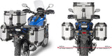 Trekker Outback Evo Smart Aluminium Top Case + Side Cases - 138 Lt Trekker Outback Evo Smart Aluminium - Givi Compatible With Honda Nc 750 X (2016-2020)