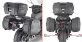 Monokey Canyon Black Side Bags - 70 Lt Canyon Nylon - Givi Compatible With Yamaha Tracer 7 - Gt (2020-2024)