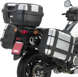 Monokey Canyon Black Side Bags - 70 Lt Canyon Nylon - Givi Compatible With Suzuki Dl 650 V-Strom L2 L3 L4 L5 L6 (2011-2016)