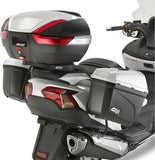 Trekker Dolomiti Aluminium Black Top Case + Side Cases - 90 Lt Trekker Dolomiti Aluminium - Givi Compatible With Suzuki An 650 Burgman - Executive (2013-2020)