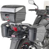 Monokey Black Side Bags - 50 Lt Technopolymer - Givi Compatible With Suzuki V-Strom 250 (2017-2021)