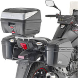 Monokey Trekker Black Side Cases - 92 Lt Trekker Aluminium - Givi Compatible With Suzuki V-Strom 250 (2017-2021)