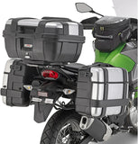 Monokey Trekker Dolomiti Aluminium Side Cases - 72 Lt Trekker Dolomiti Aluminium - Givi Compatible With Kawasaki Versys X 300 (2017-2024)