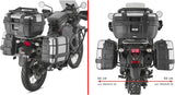 Monokey Trekker Dolomiti Black Aluminium Side Cases - 72 Lt Trekker Dolomiti Aluminium - Givi Compatible With Kawasaki Klr 650 - S (2023-2024)