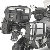 Monokey Trekker Alaska Aluminium Side Cases - 72 Lt Trekker Alaska Aluminium - Givi Compatible With Bmw G 310 Gs (2017-2024)