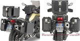 Monokey Cam-Side Trekker Outback Evo Smart Aluminium Side Cases + Locks - 74 Lt Trekker Outback Evo Smart Aluminium - Givi Compatible With Bmw F 850 Gs (2018-2020)