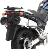 Monokey Black Side Cases - 66 Lt Nylon - Givi Compatible With Suzuki Dl 1000 V-Strom (2002-2011)