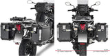 Monokey Cam-Side Trekker Outback Evo Smart Anodized Aluminium Side Cases + Locks - 84 Lt Trekker Outback Evo Smart Anodized Aluminium - Givi Compatible With Triumph Tiger 1200 (2018)
