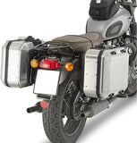 Monokey Black Side Cases - 44 Lt Technopolymer - Givi Compatible With Triumph Bonneville T120 (2016-2024)