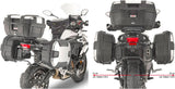 Monokey Black Side Cases - 66 Lt Nylon - Givi Compatible With Benelli Trk 502 X (2018-2019)