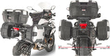Monokey Trekker Dolomiti Black Aluminium Side Cases - 72 Lt Trekker Dolomiti Aluminium - Givi Compatible With Benelli Trk 502 X (2018-2019)