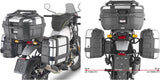 Monokey Trekker Dolomiti Black Aluminium Side Cases - 60 Lt Trekker Dolomiti Aluminium - Givi Compatible With Royal Enfield Himalayan (2021-2023)
