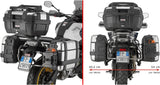 Monokey Canyon Black Side Bags - 50 Lt Canyon Nylon - Givi Compatible With Cfmoto 700 Mt Adv (2025)