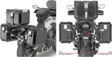 Monokey Cam-Side Trekker Outback Evo Smart Anodized Aluminium Side Cases + Locks - 96 Lt Trekker Outback Evo Smart Anodized Aluminium - Givi Compatible With Honda Nx 500 (2024)