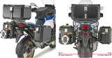 Monokey Cam-Side Trekker Outback Evo Smart Anodized Aluminium Side Cases + Locks - 96 Lt For Original Rack Trekker Outback Evo Smart Anodized Aluminium - Givi Compatible With Honda Crf 1100 L Africa Twin (2020-2023)