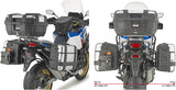 Monokey Trekker Dolomiti Aluminium Side Cases - 60 Lt Trekker Dolomiti Aluminium - Givi Compatible With Honda Crf 1100 L Africa Twin Adventure Sports (2020-2023)