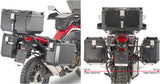 Trekker Outback Evo Smart Aluminium Top Case + Side Cases - 146 Lt Trekker Outback Evo Smart Aluminium - Givi Compatible With Honda Crf 1100 L Africa Twin (2020-2023)