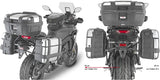Monokey Trekker Alaska Black Aluminium Side Cases - 72 Lt Trekker Alaska Aluminium - Givi Compatible With Yamaha Tracer 9 - Gt - Gt+ (2021-2024)